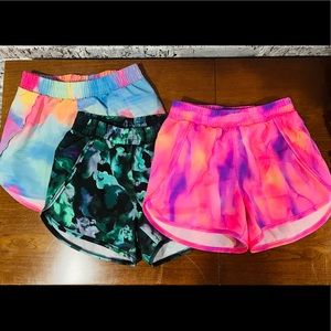 Three All In Motion Girls Shorts